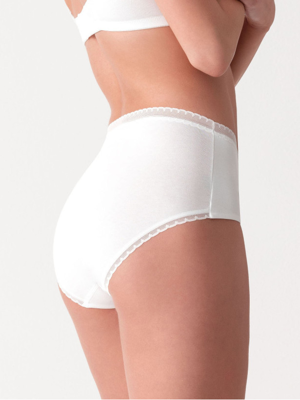 Cotonella Ada 78 Midi Plus Baumwollslips mit schmalen Kanten