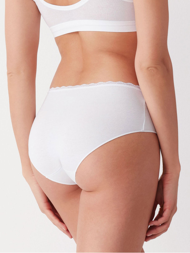 Cotonella GD293 Midi Cotton Boyshort Panties with Thin Edges (3-pack)