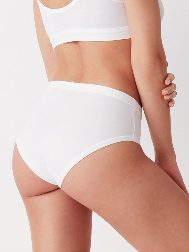 Cotonella GD366 Midi Elastic Panties with Wide Waistband