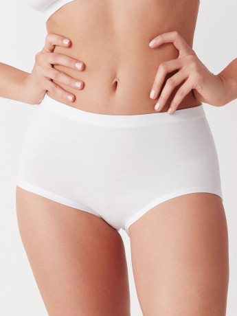 Cotonella GD444 Maxi High-Waisted Boyshort Panties with Flat Seams