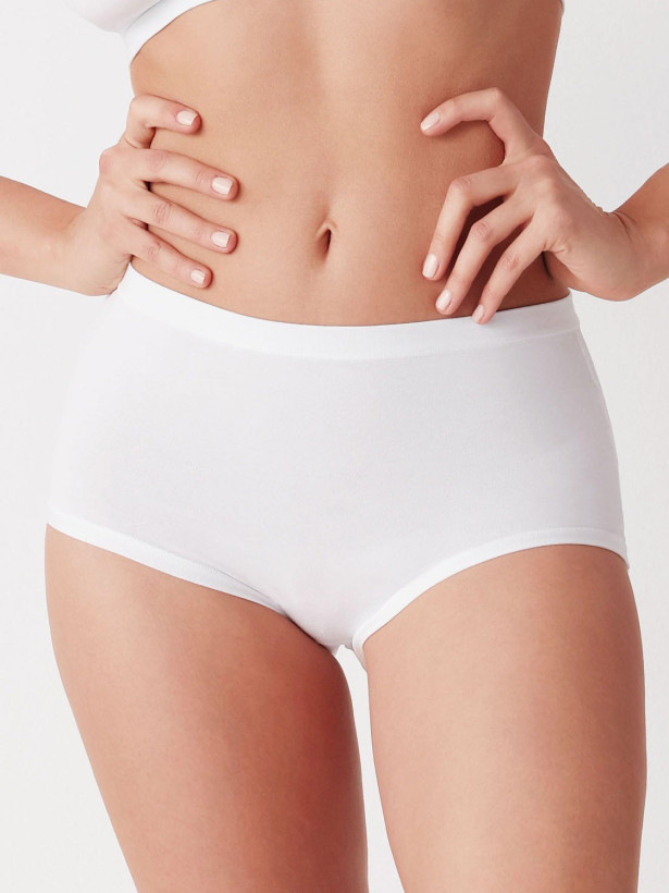 Cotonella GD444 Maxi High-Waisted Boyshort Panties with Flat Seams