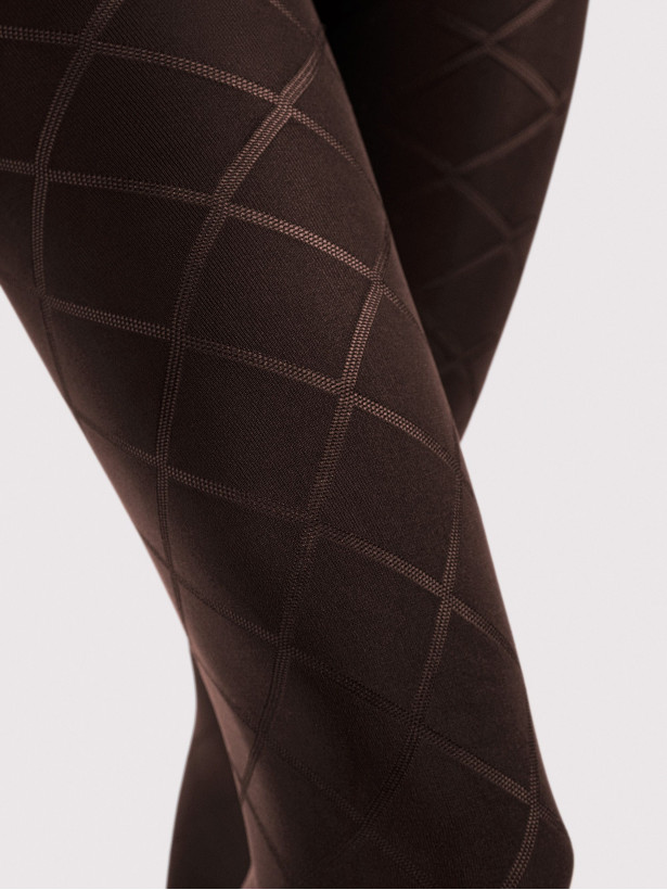 Diamond Pattern Tights FIORE Fusil — 40 Den Slimming Effect