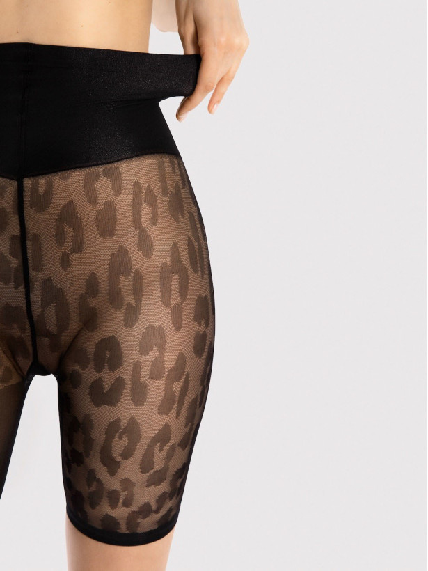 Leopard Shaping Shorts FIORE Cristina — 20 Den Anti-Chafe