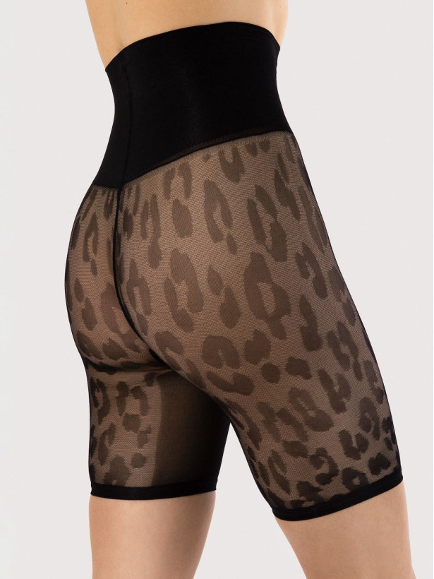 Leopard Shaping Shorts FIORE Cristina — 20 Den Anti-Chafe