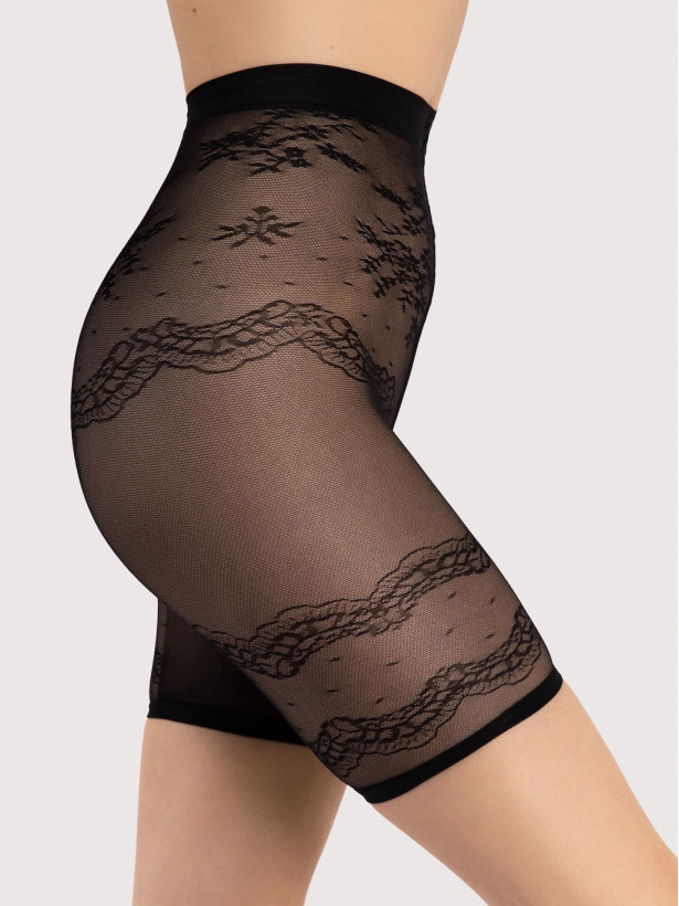 Lace Biker Shorts FIORE Barcelona — Lightweight Anti-Chafe Hosiery