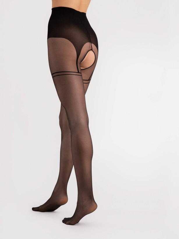 Mock Suspender Pantyhose FIORE Delight — 20 Den Sensual