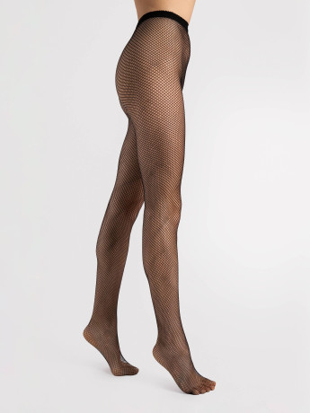 Klassische Netzstrumpfhose FIORE Greta – 20 DEN Nahtloser Look