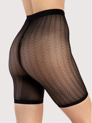 Zigzag Mesh Biker Shorts FIORE Vicky — 30 Den Anti-Chafing