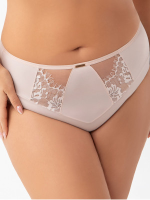 Beige Midi Panties Gorsenia K938 – Flat Edge Comfort