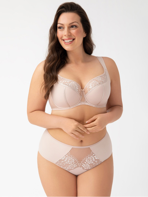 Beige Semi-Soft Bra Gorsenia Alicante K647 – Engineered Support