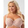 Beige Underwired Tulle Soft Bra Gorsenia Ida K900