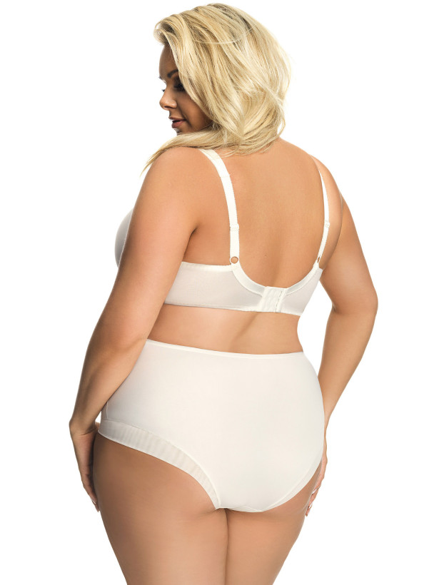 Cream Lace Bra Gorsenia K441 – Narrow Wire Support