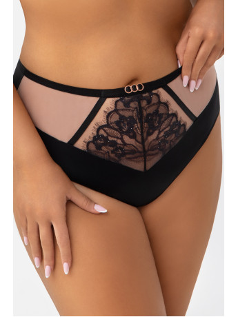 Black Brazilian Panties Gorsenia B001 Lexi – Elegant Lace Detail