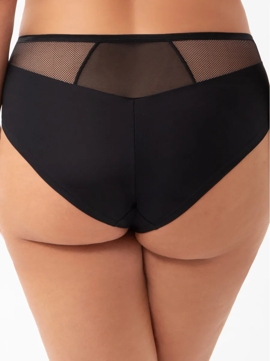 Black High-Rise Panties Gorsenia K901 Ida – Invisible Edge Technology