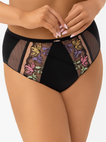 Black High-Waisted Briefs Gorsenia F002 Lilu