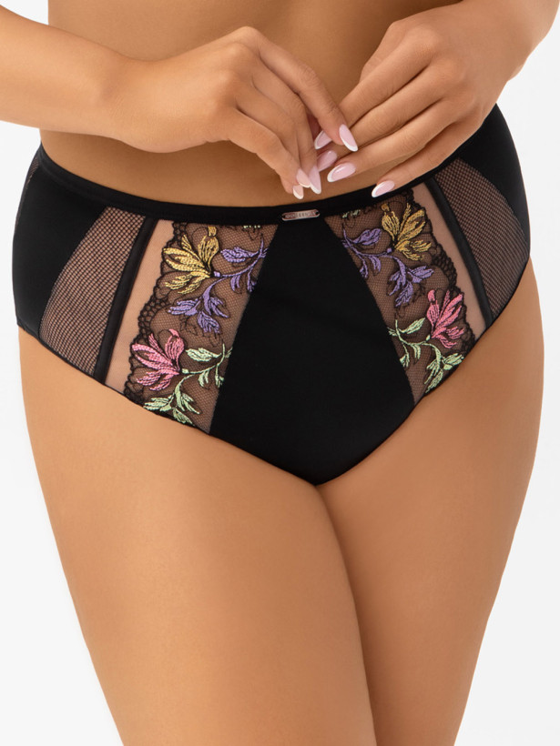 Black High-Waisted Briefs Gorsenia F002 Lilu