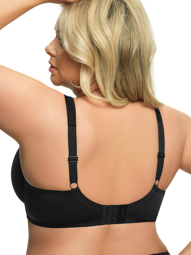 Black Lace Bra Gorsenia K441 Luisse – Narrow Wire Support