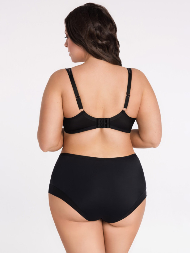 Black Midi Panties Gorsenia K442/1 Luisse – Modern Mesh Briefs