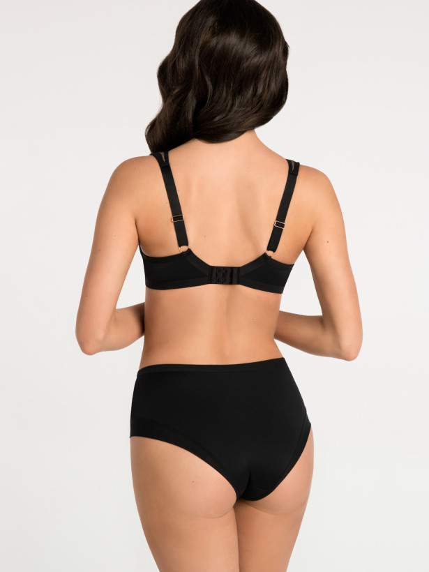 Black Midi Panties Gorsenia K442/1 Luisse – Modern Mesh Briefs