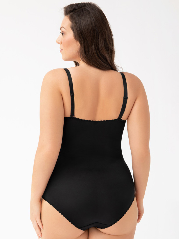 Schwarzer Plunge-Body Gorsenia G184 – Wattierter Cup-Halt