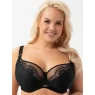 Black Lace Underwired Soft Bra Gorsenia Evia K937