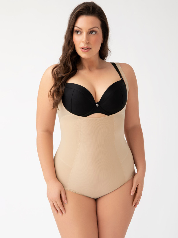 Beiger Form-Body Gorsenia K148 – Gezielte Torso-Glättung