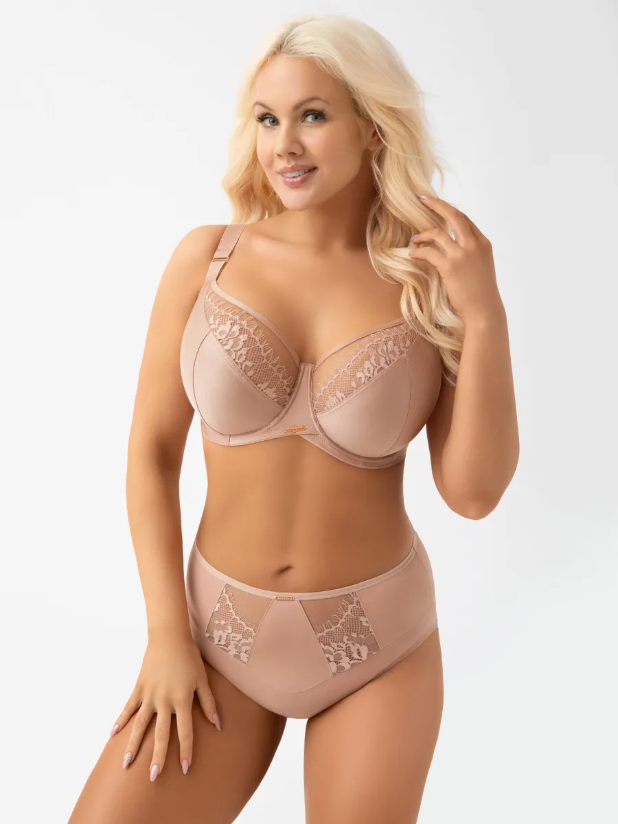 Cappuccino Microfibre Full Briefs Gorsenia Evia K938