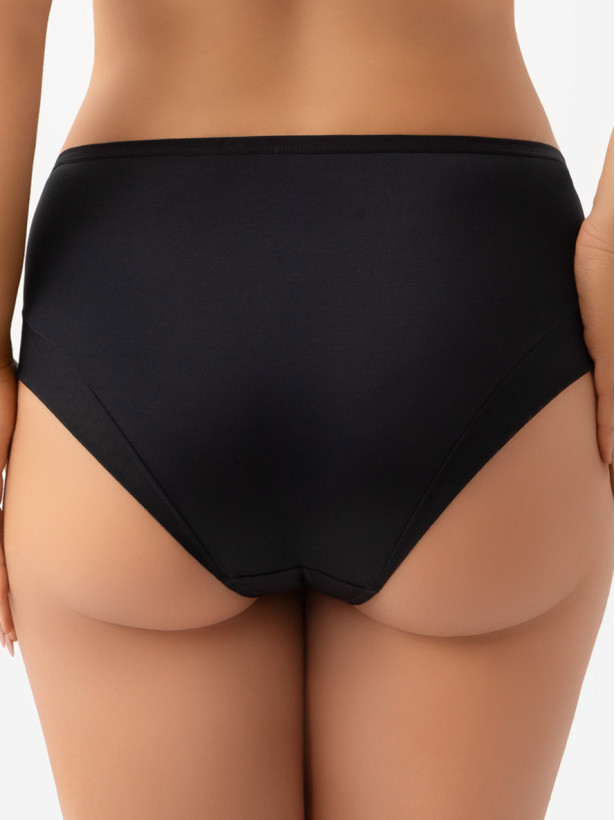 Black Microfibre Briefs Gorsenia Eleni F033