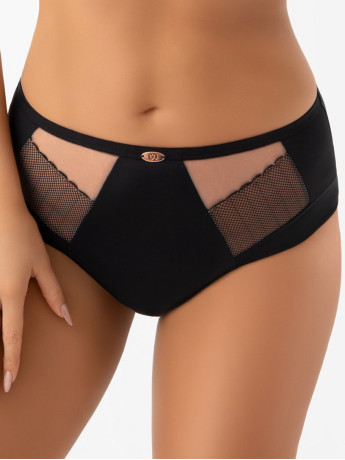 Black Microfibre Briefs Gorsenia Eleni F033