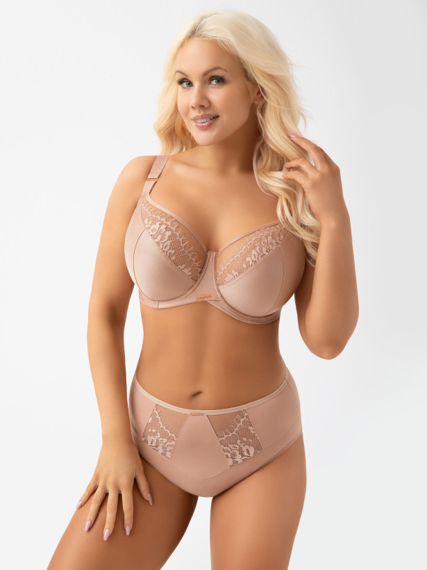 Cappuccino Microfibre Full Briefs Gorsenia Evia K938