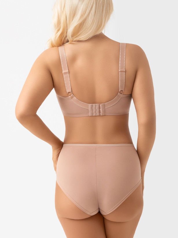 Cappuccino Microfibre Full Briefs Gorsenia Evia K938