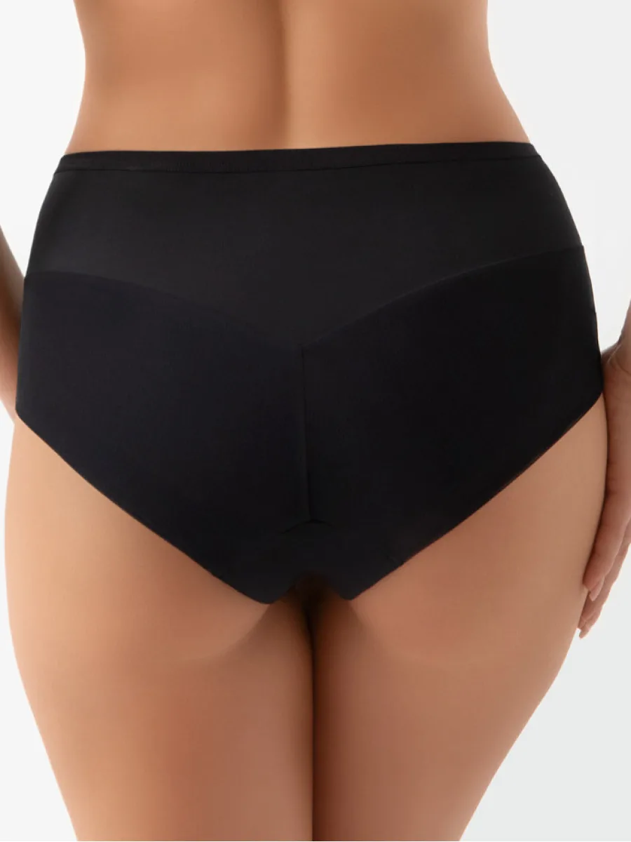 Black Dotted Tulle Briefs Gorsenia Dotti F021
