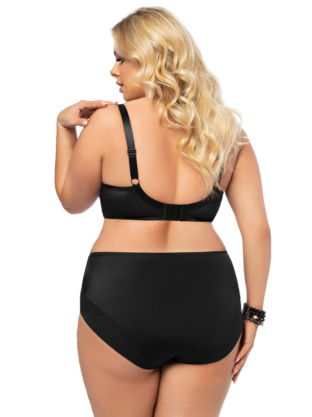 Gorsenia K496 Paradise Black Strappy Bra – Full Bust Support