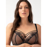 Gorsenia K496 Paradise Black Strappy Bra – Full Bust Support