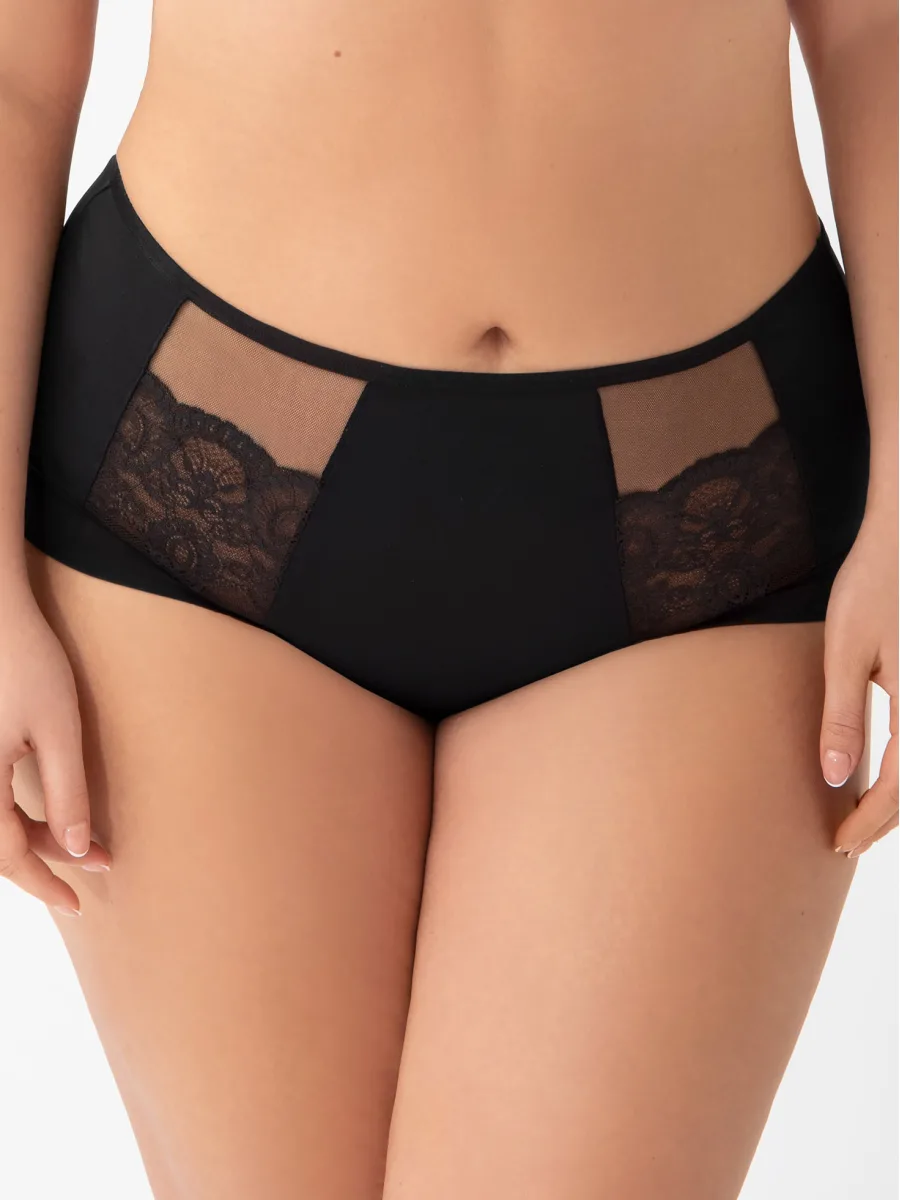 Gorsenia Luisse Full Briefs K442 Black