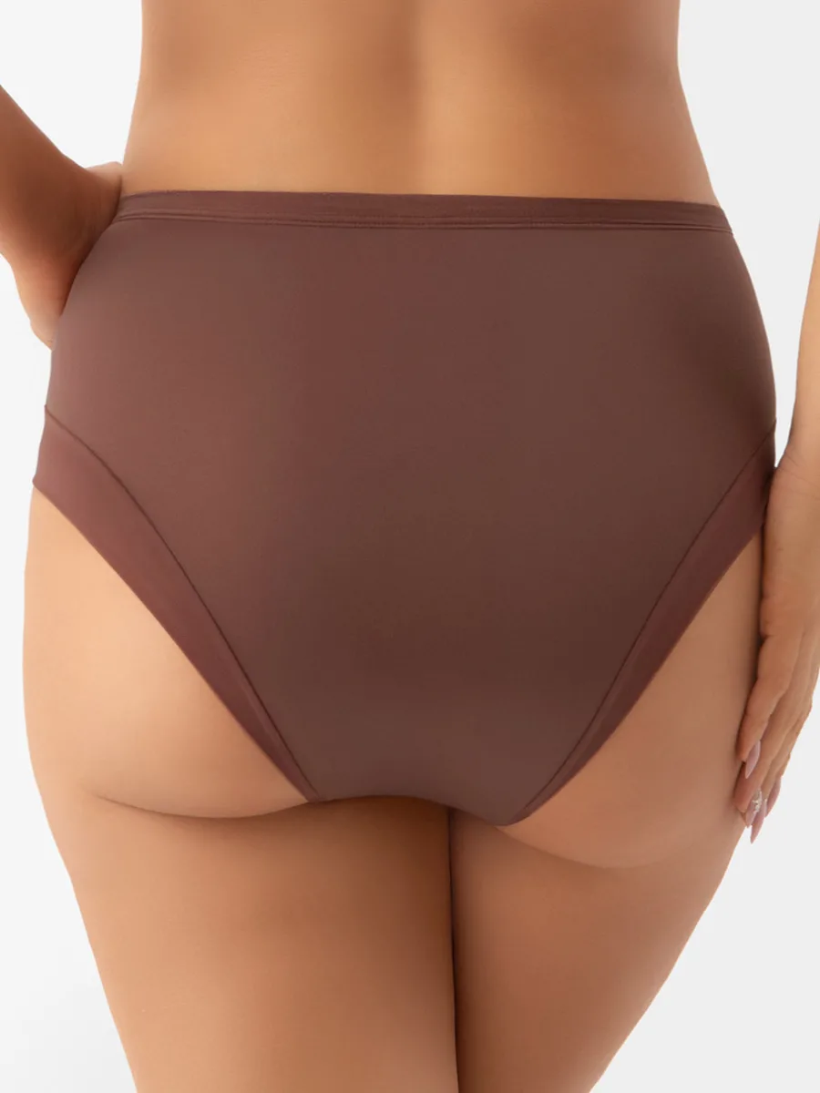 Chocolate Mesh High Waist Briefs Gorsenia Luisse K442/1