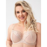 Gorsenia Paradise K496 Beige Strappy Bra – Invisible Full Bust Support
