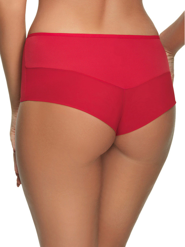 Red High-Waist Brazilian Panties Gorsenia K498 – Confidence