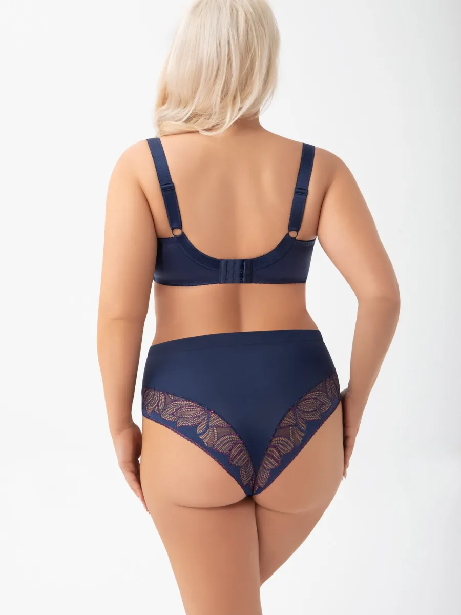 Marineblauer Soft-BH Gorsenia K970 – Maximaler Halt