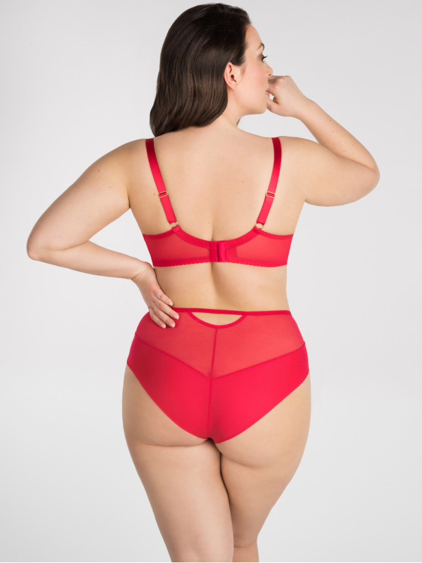 Red Lace Bra Gorsenia K828 – Deep Cup Support
