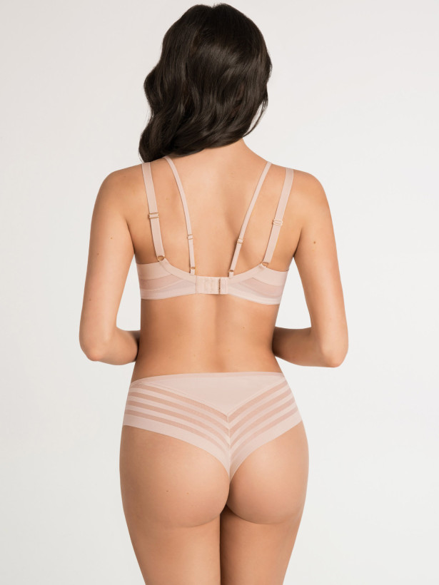 Powder Beige Soft Bra Gorsenia K810 – Technical Centering Lift