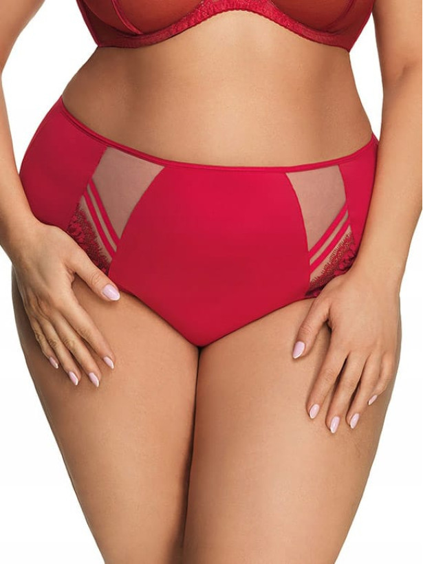 Red Full Coverage Panties Gorsenia Paradise K497 – Bold Support