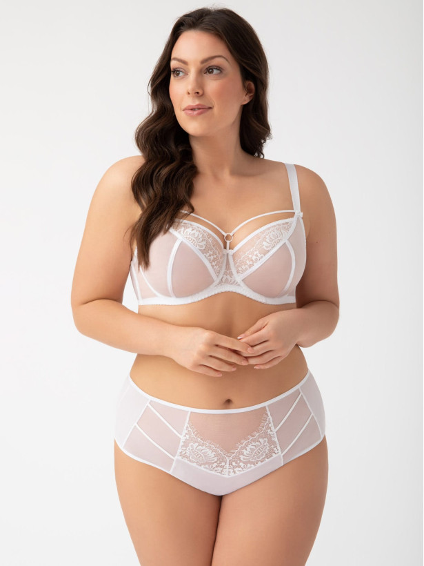 White Lace Brazilian Panties Gorsenia Paradise K498 – Elegance