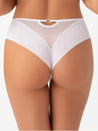 White Lace Brazilian Panties Gorsenia Paradise K498 – Elegance