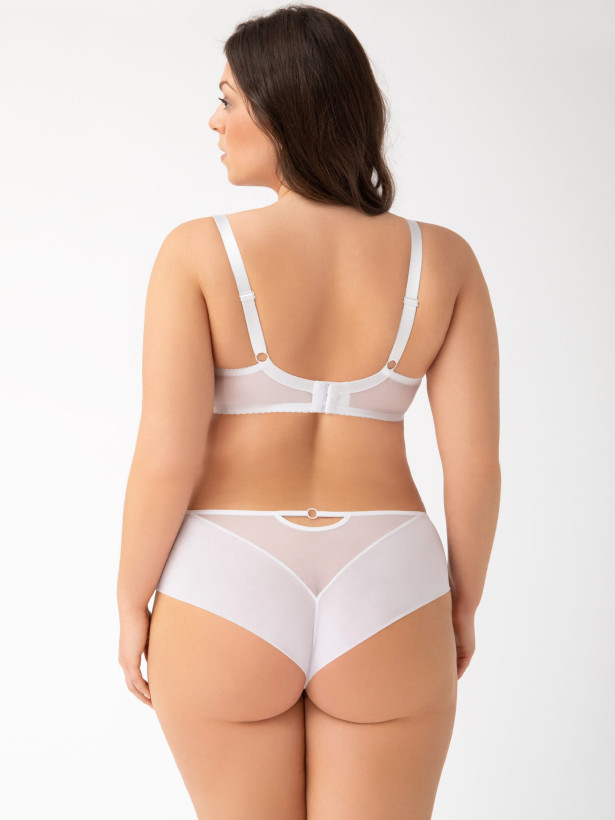 White Lace Brazilian Panties Gorsenia Paradise K498 – Elegance
