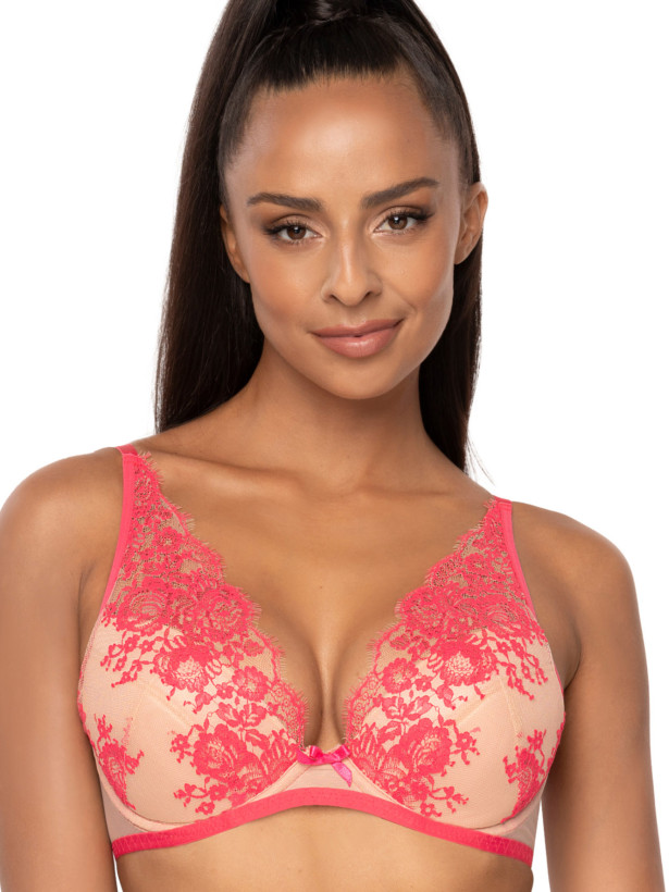 Tiefer Push-Up Spitzen-Bralette Mat Frances M-3804/11/1