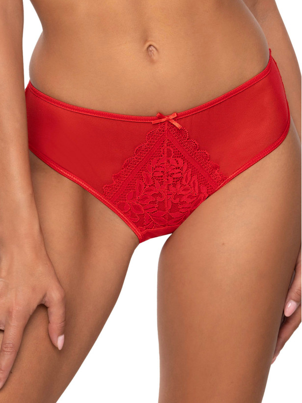 Roter Zarter Spitzenslip Mat F-0198/5 Estelle