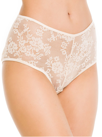Beige Lace Boyshorts Mediolano 2106