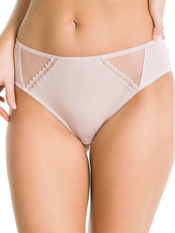 Beige Lace Brief Panties Mediolano Ciao 01105