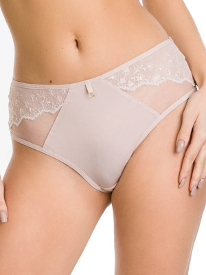 Beige Lace Panties Mediolano Fiori 19157